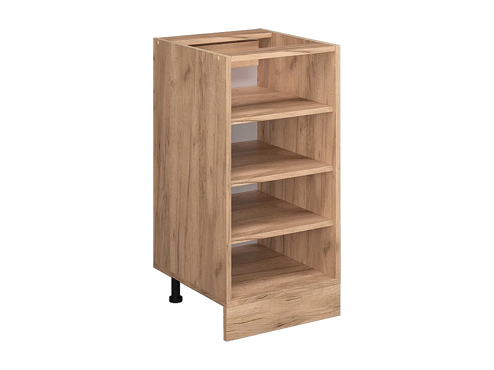 Etagère de cuisine chêne de force doré 40x60x81.6 r-line