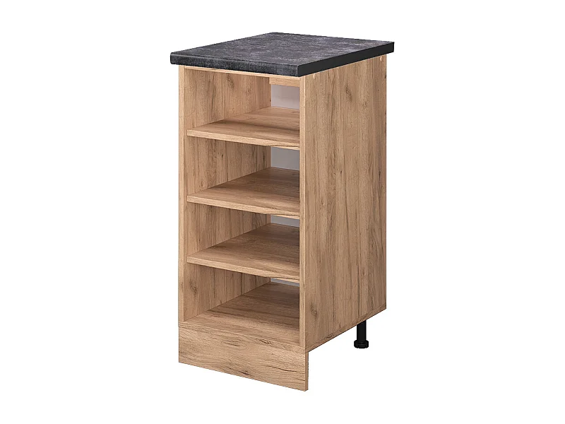Etagère de cuisine chêne de force doré 40x60x81.6 r-line