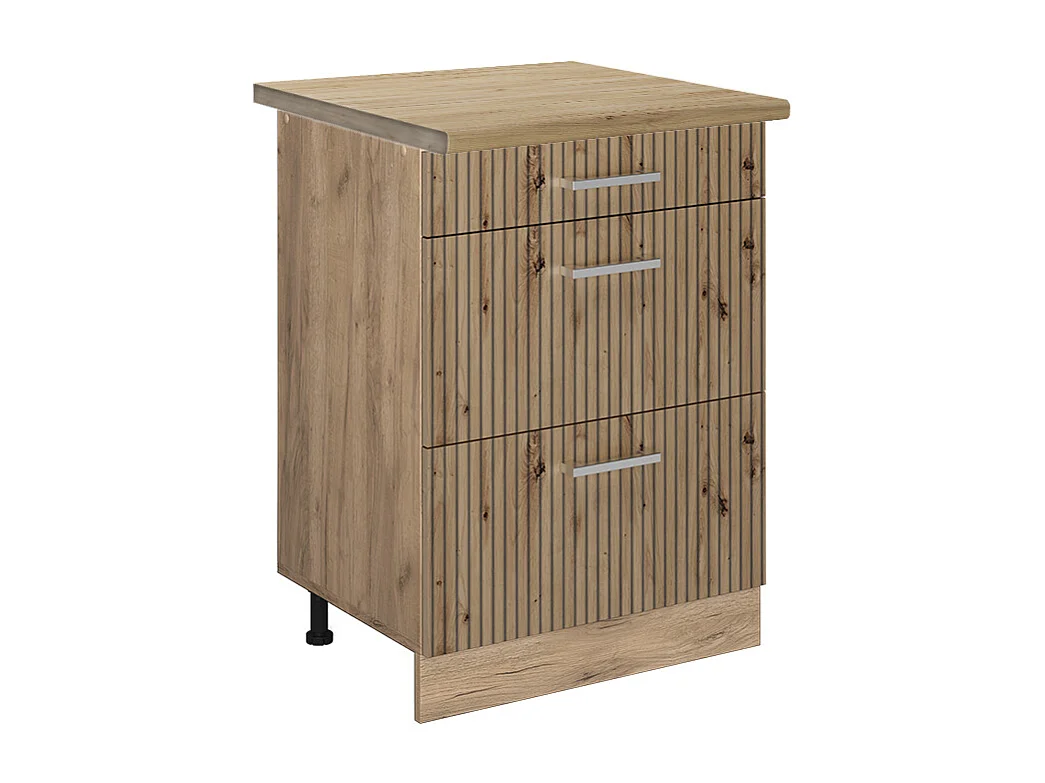 Meuble cuisine chêne artisan 60x60x81.6 r-line