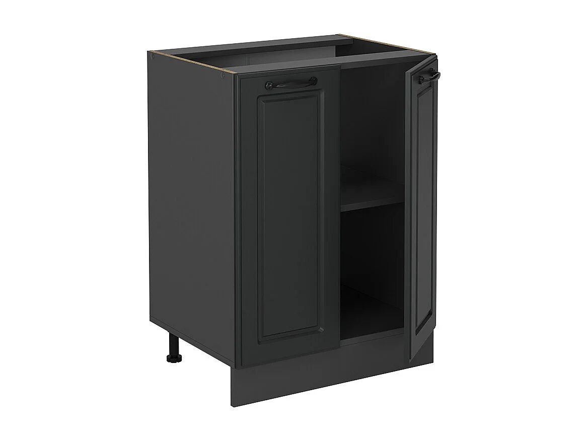 Mobiletto base cucina antracite casa di campagna 60x46x81.6 r-line