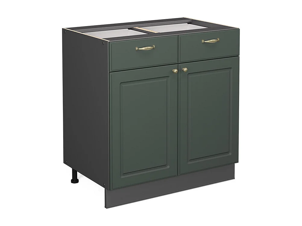 Meuble cuisine vert or campagne 80x51.6x82 fame-line