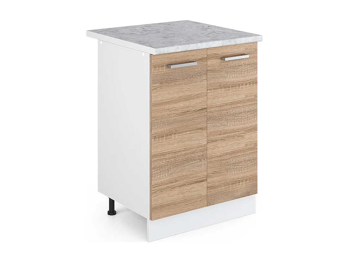 Meuble bas de cuisine sonoma 60x60x81.6 r-line