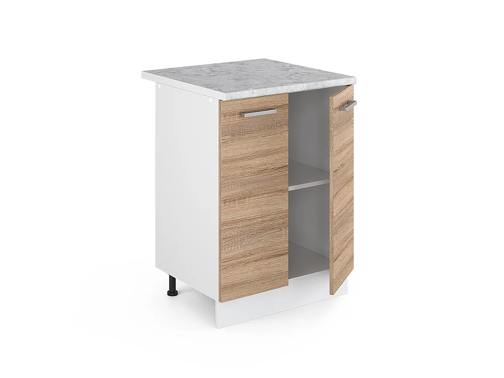 Mueble bajo de cocina sonoma 60x60x81.6 r-line