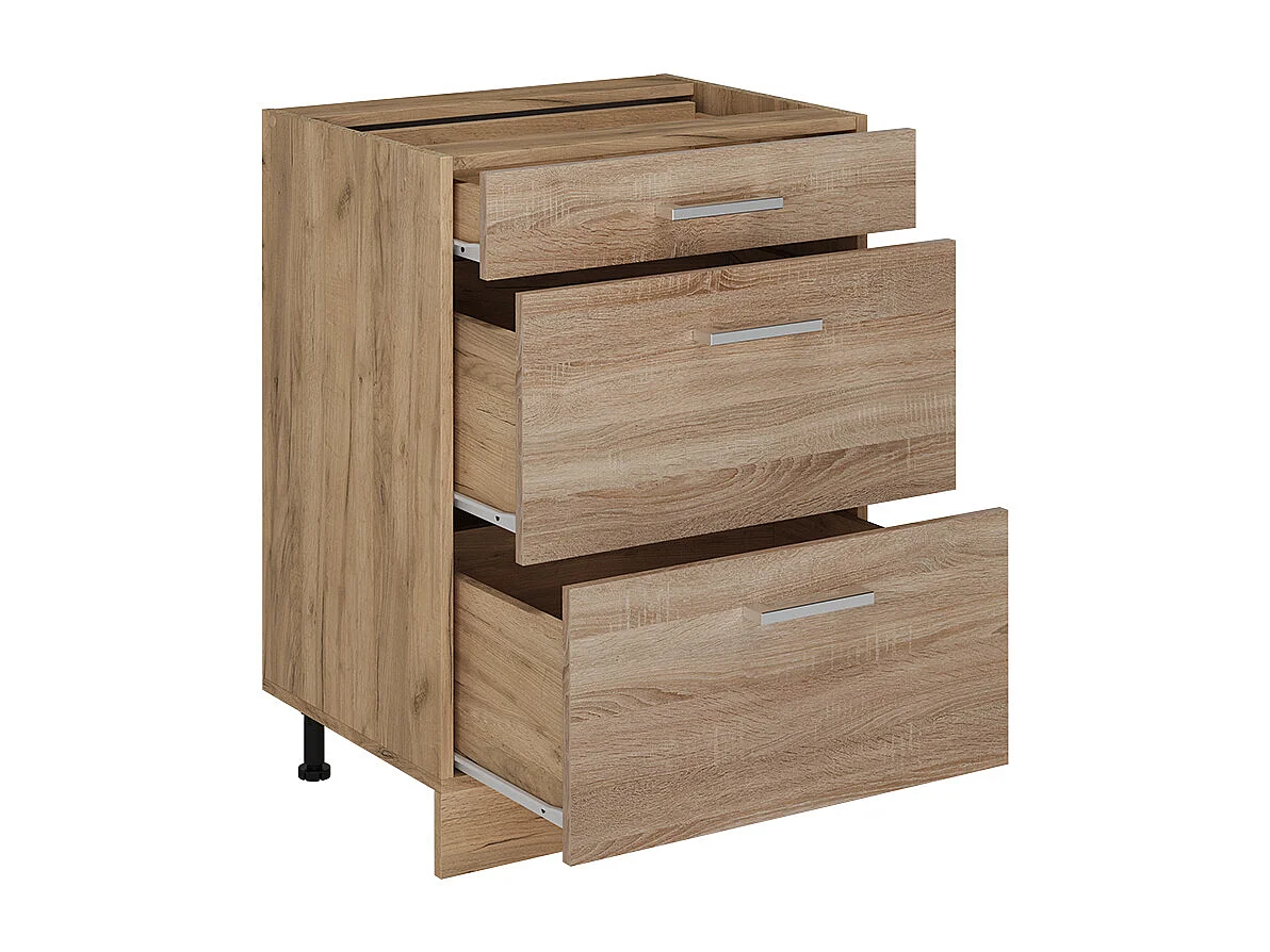 Mueble bajo de cocina sonoma 60x46x81.6 r-line