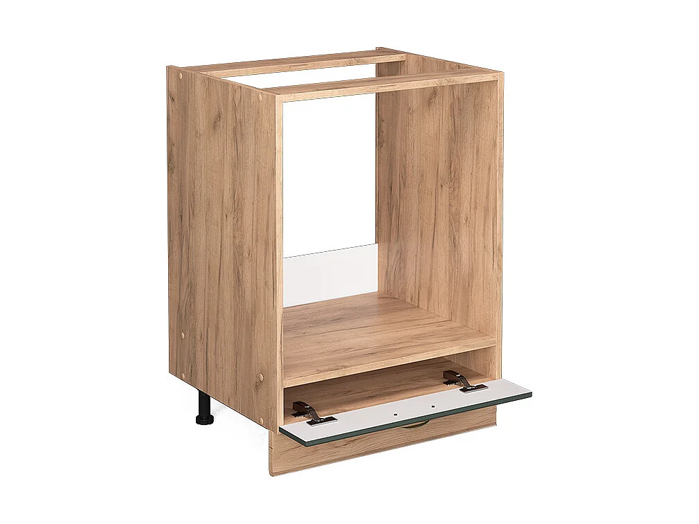 Mobile per forno da incasso verde-oro country house 60x60x82 fame-line