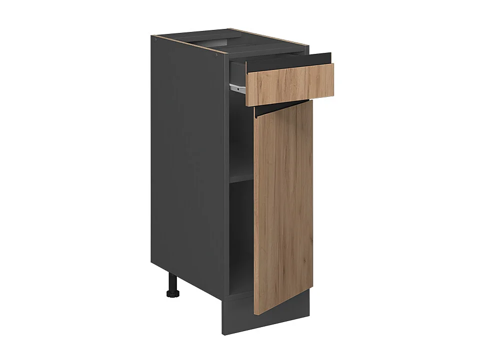 Meuble cuisine chêne de force doré 30x46x81.6 r-line