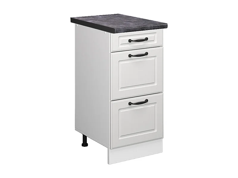 Küchenunterschrank weiß landhaus 40x60x81.6 r-line