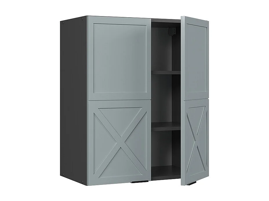 Hangkast licht blauw-grijs 60x34.1x72 fame-line