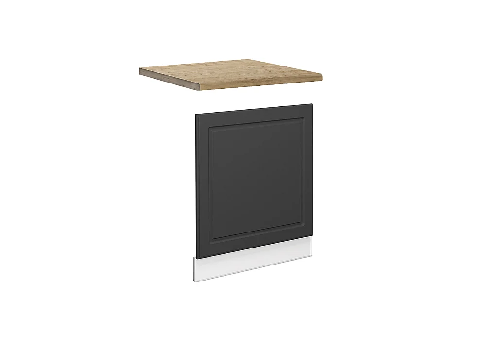 Frontblende anthrazit-gold 60x1.6x67.4 fame-line