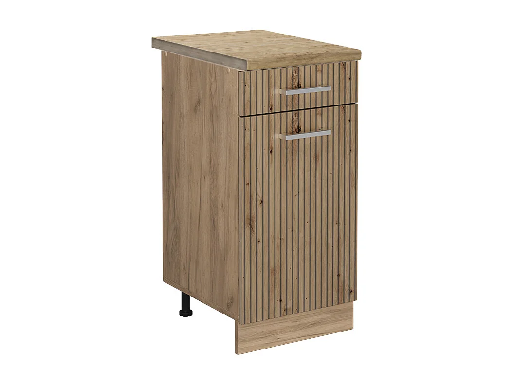 Meuble cuisine chêne artisan 40x60x81.6 r-line