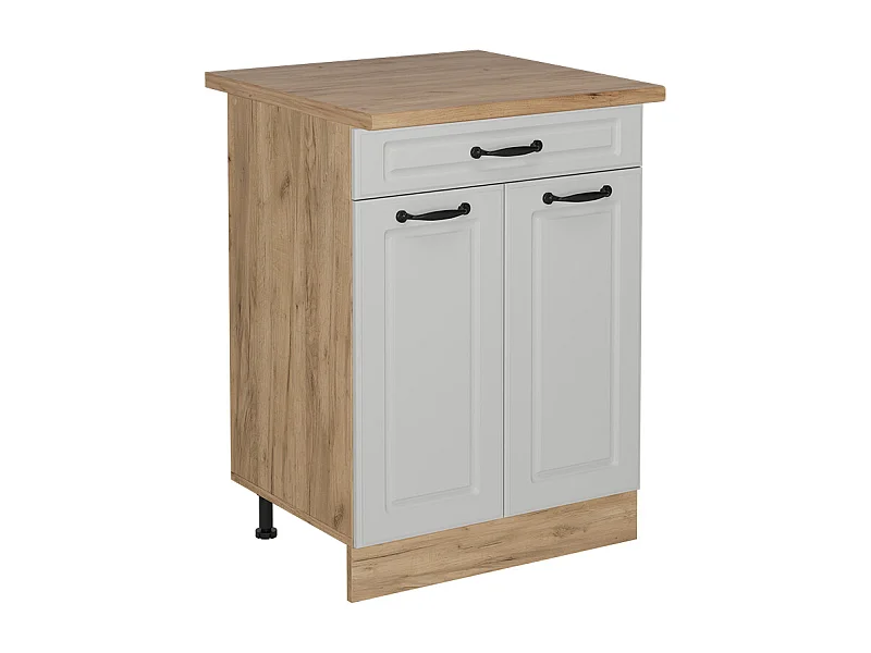 Mueble bajo de cocina blanco casa de campo 60x60x81.6 r-line