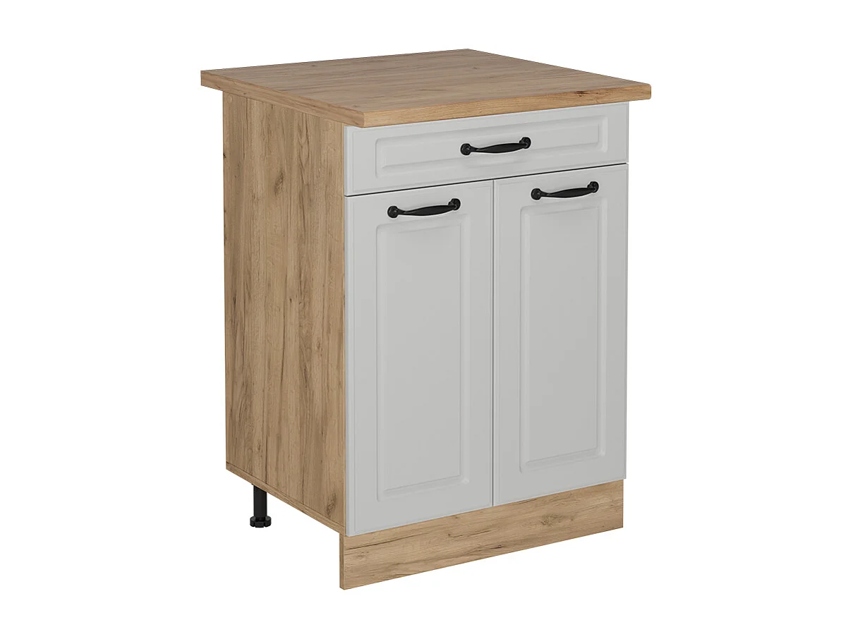 Meuble cuisine blanc campagne 60x60x81.6 r-line