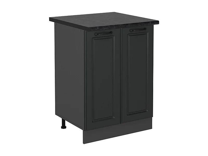 Mueble bajo de cocina antracita casa de campo 60x60x81.6 r-line