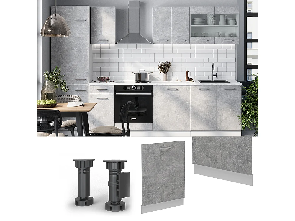 Frontblende beton 60x1.6x81.8 r-line