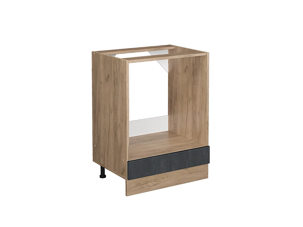 Meuble pour four béton noir 60x46x81.6 r-line