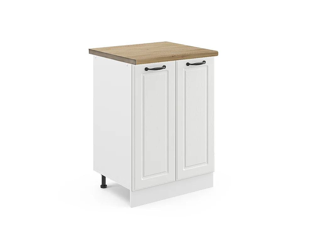 Meuble bas de cuisine blanc campagne 60x60x81.6 r-line