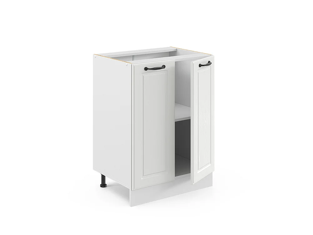 Meuble bas de cuisine blanc campagne 60x60x81.6 r-line