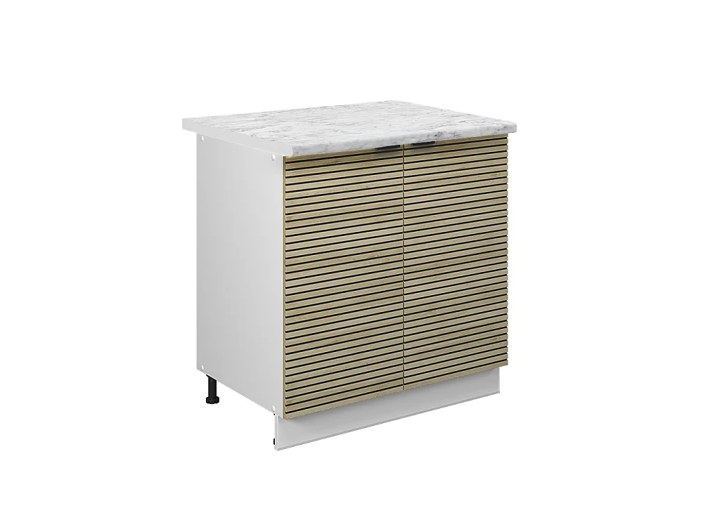 Wastafelkast eiken paneel 80x60x82 fame-line