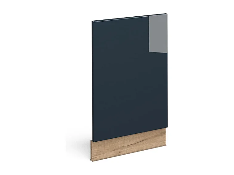 Façade bleu foncé brillant 45x1.6x67.4 fame-line