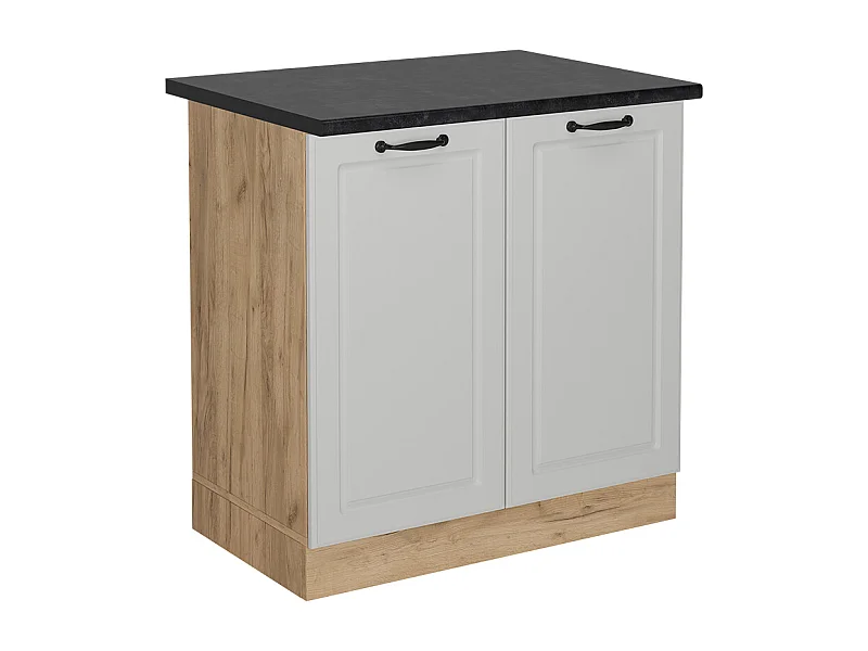 Armario bajo para fregadero blanco casa de campo 80x60x81.6 r-line