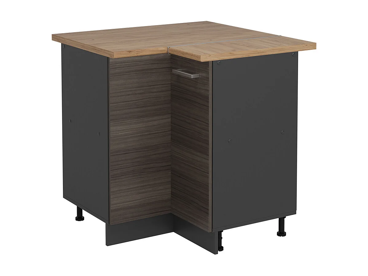 Mobile ad angolo cucina grigio nobile 75.6x60x81.6 r-line