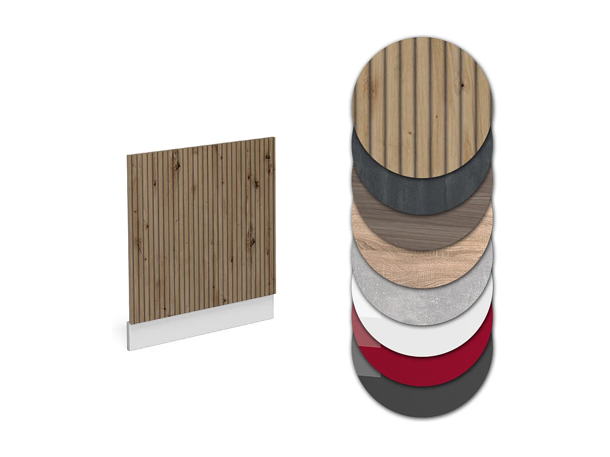 Panel frontal roble artesanal 60x1.6x57.2 r-line