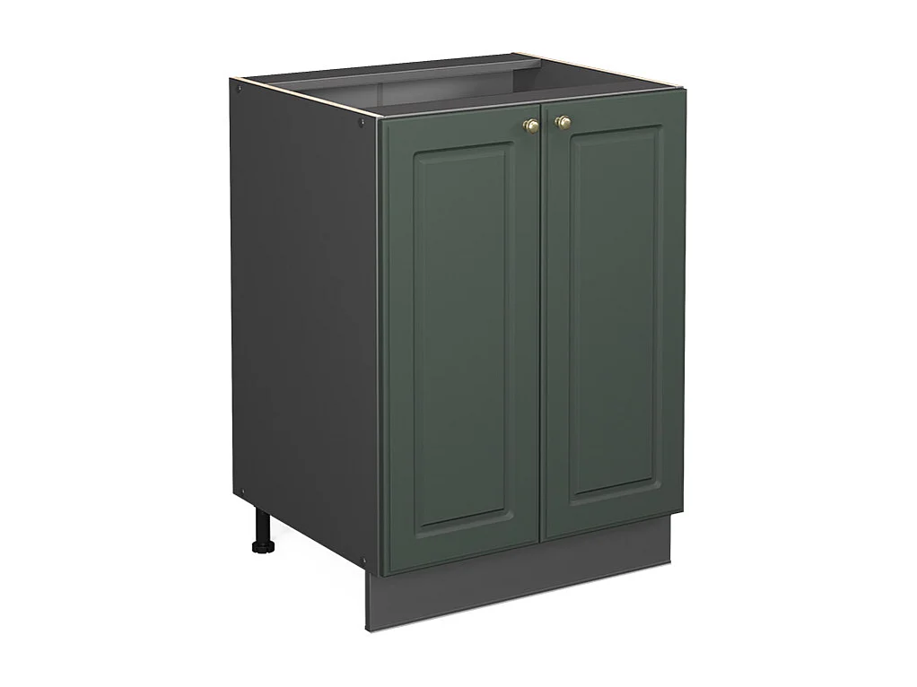Mobiletto base cucina verde-oro country house 60x51.6x82 fame-line
