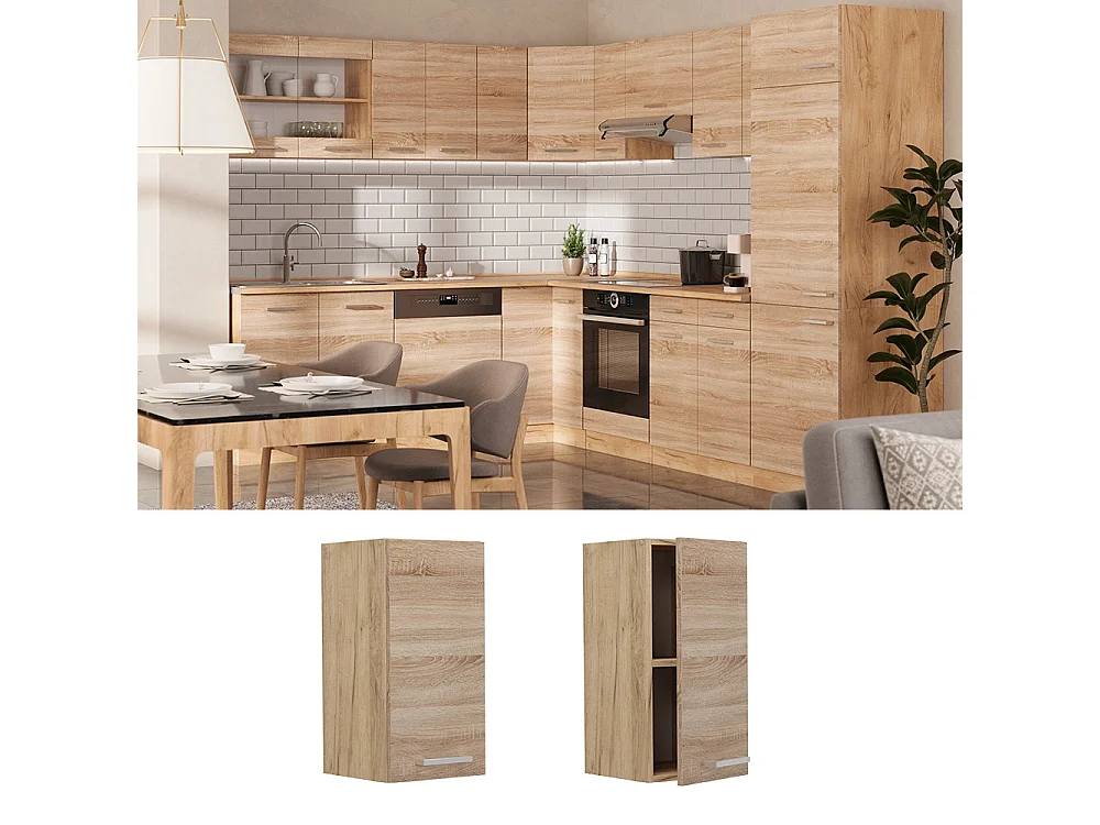 Wall cabinet sonoma 30x31x60 r-line