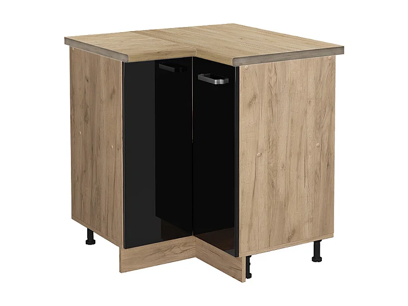 Meuble dangle noir haute brillance 75.6x60x81.6 r-line