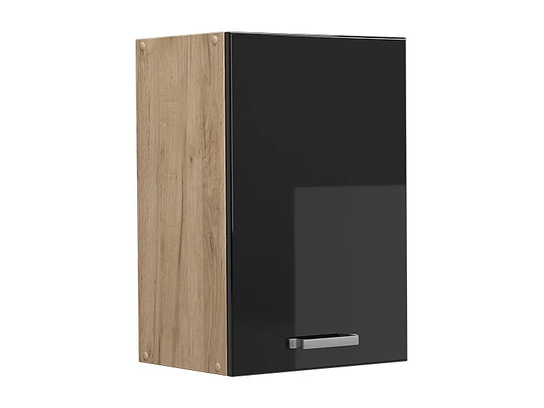 Armario colgante negro brillo intenso 40x31x60 r-line