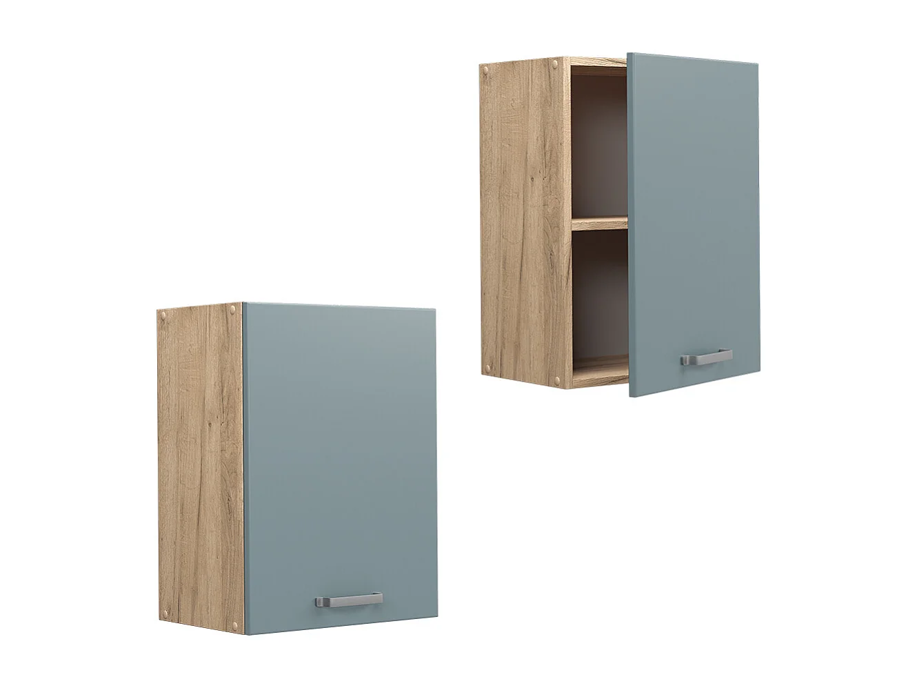 Pensile da cucina grigio-blu 45x31x60 r-line