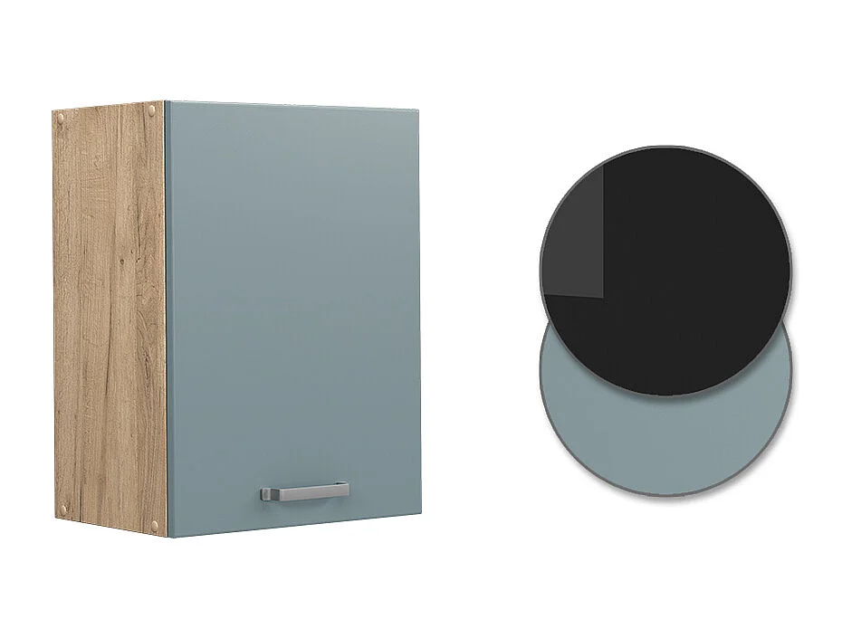 Pensile da cucina grigio-blu 45x31x60 r-line