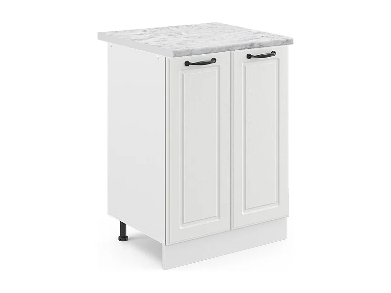 Küchenunterschrank weiß landhaus 60x60x81.6 r-line