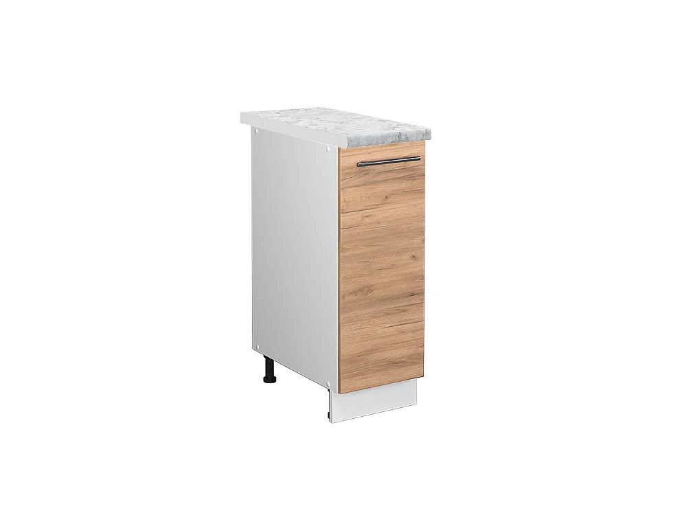 Meuble de cuisine chêne de force doré 30x60x82 fame-line