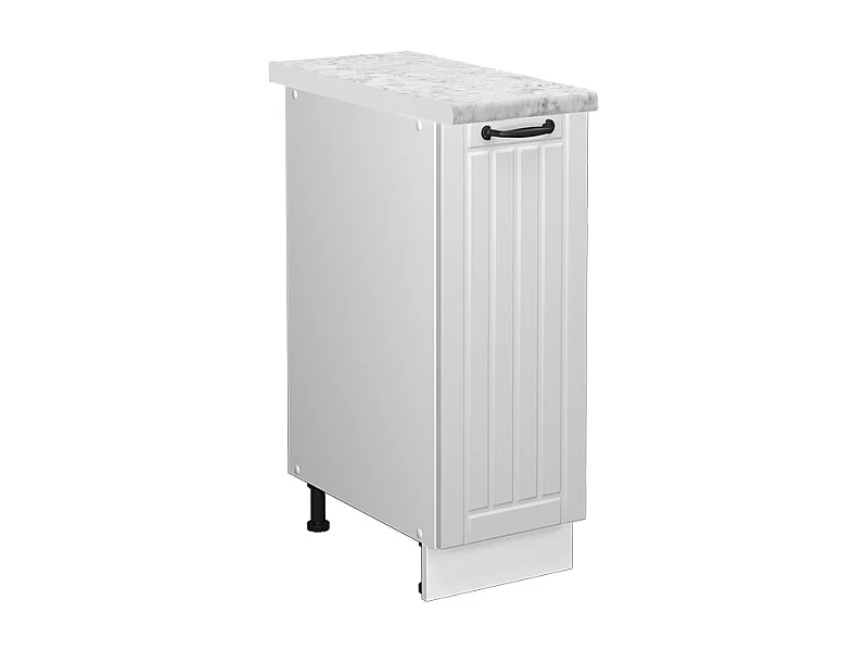 Meuble de cuisine blanc campagne 30x60x82 fame-line