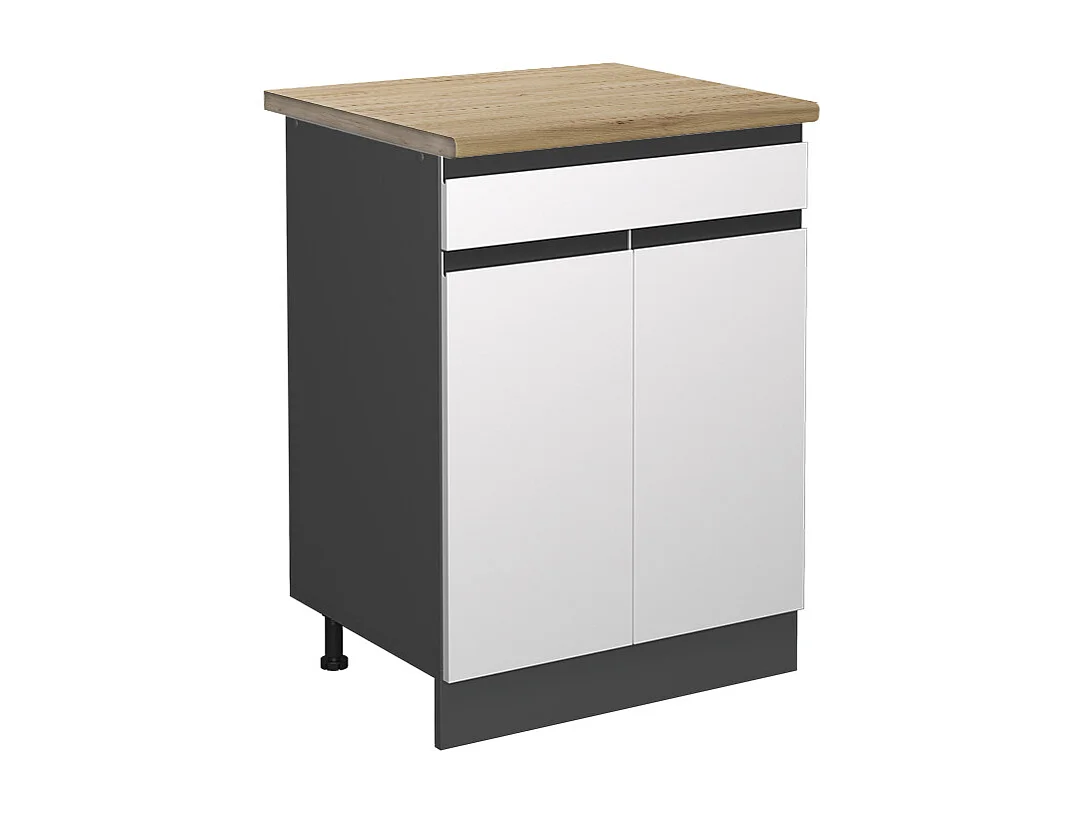 Mobiletto base per cucina bianco 60x60x81.6 r-line