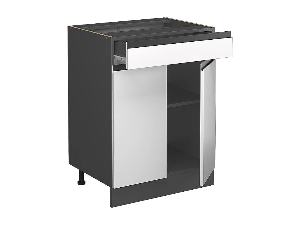 Meuble cuisine blanc 60x60x81.6 r-line