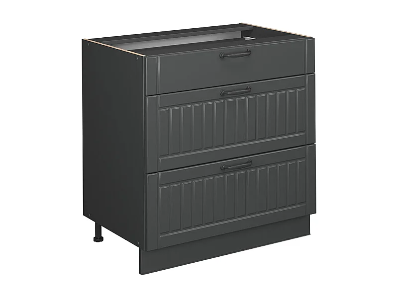 Keukenonderkast donkergrijs 80x60x82 fame-line