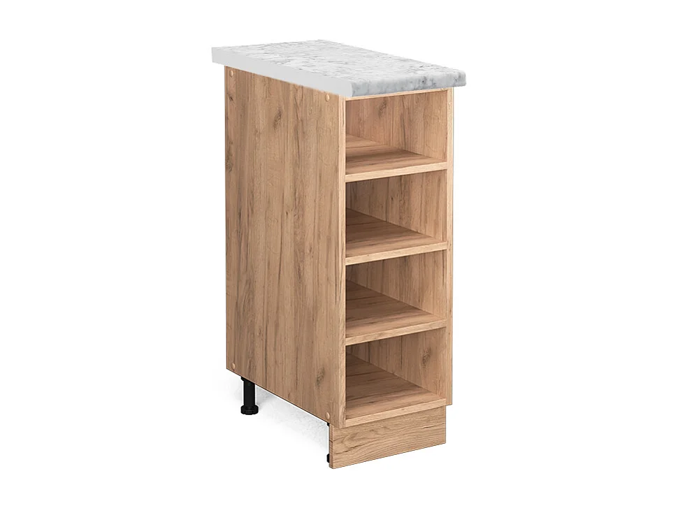 Scaffale da cucina quercia dorata 30x60x82 fame-line