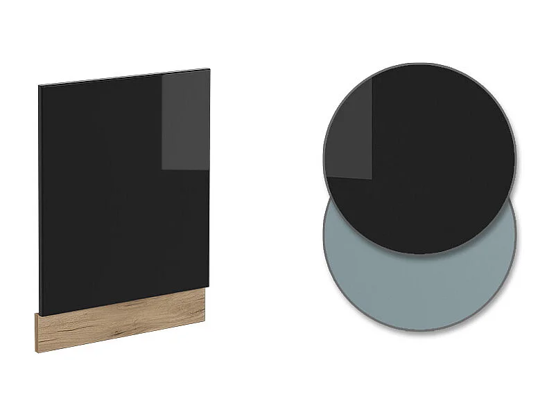 Panel frontal negro brillo intenso 45x1.6x57.2 r-line