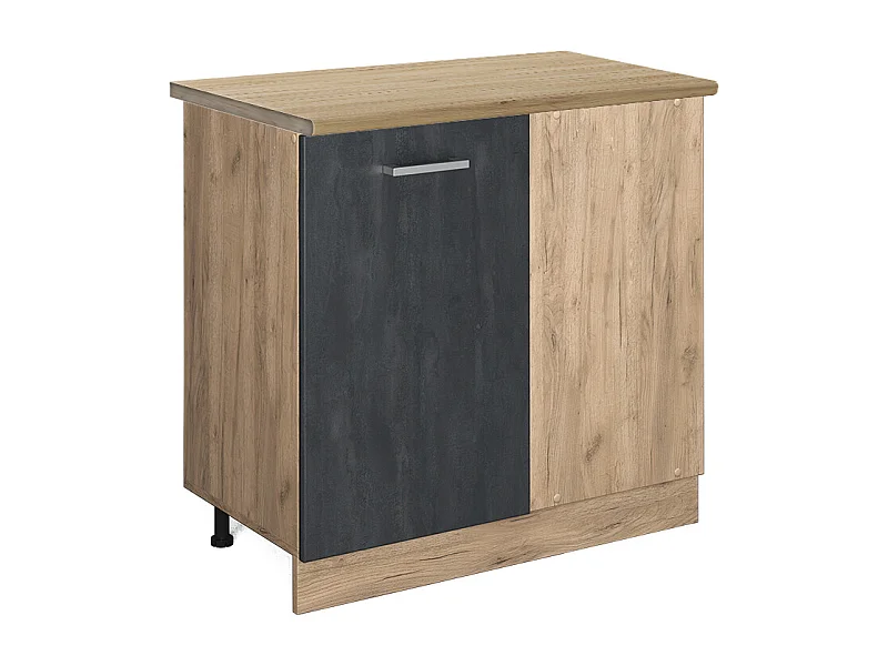 Meuble dangle béton noir 86x60x81.6 r-line