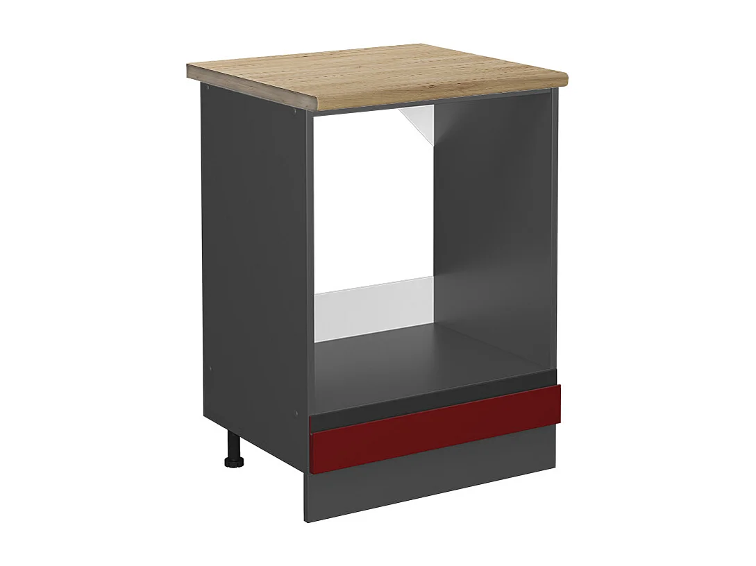 Armario para horno empotrado rojo 60x60x81.6 r-line