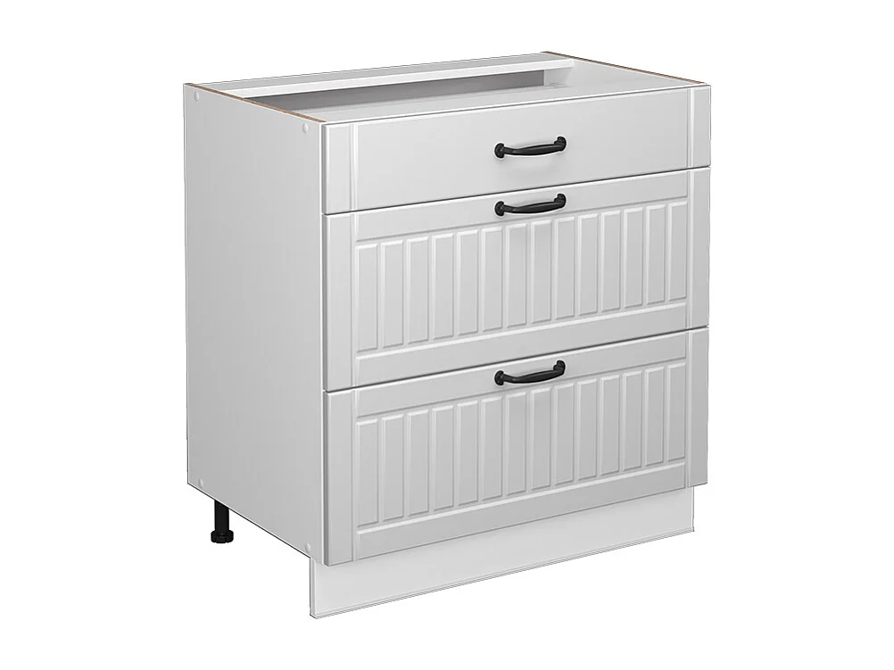 Meuble cuisine blanc campagne 80x51.6x82 fame-line