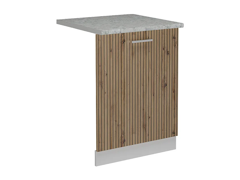 Façade de lave-vaisselle chêne artisan 60x1.6x81.8 r-line
