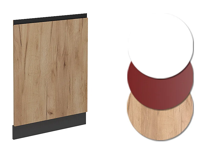 Pannello frontale della lavastoviglie quercia dorata 60x1.6x81.8 r-line