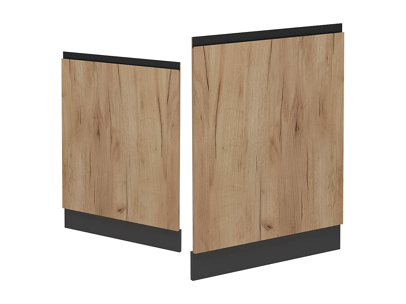 Façade de lave-vaisselle chêne de force doré 60x1.6x81.8 r-line