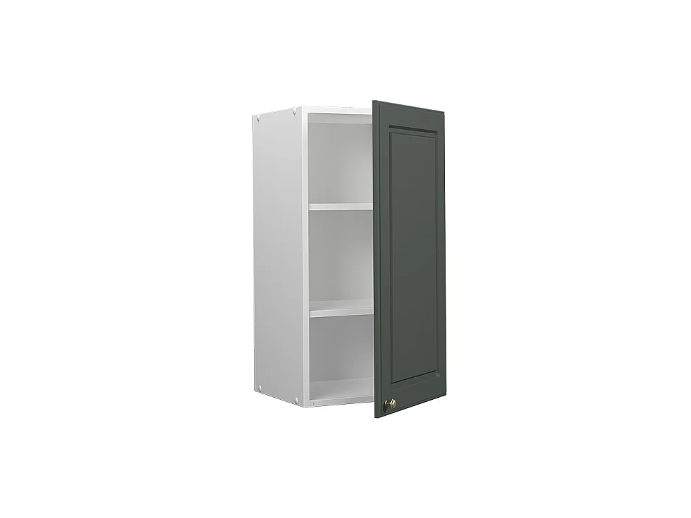 Wall cabinet green-gold country house 40x34.1x72 fame-line
