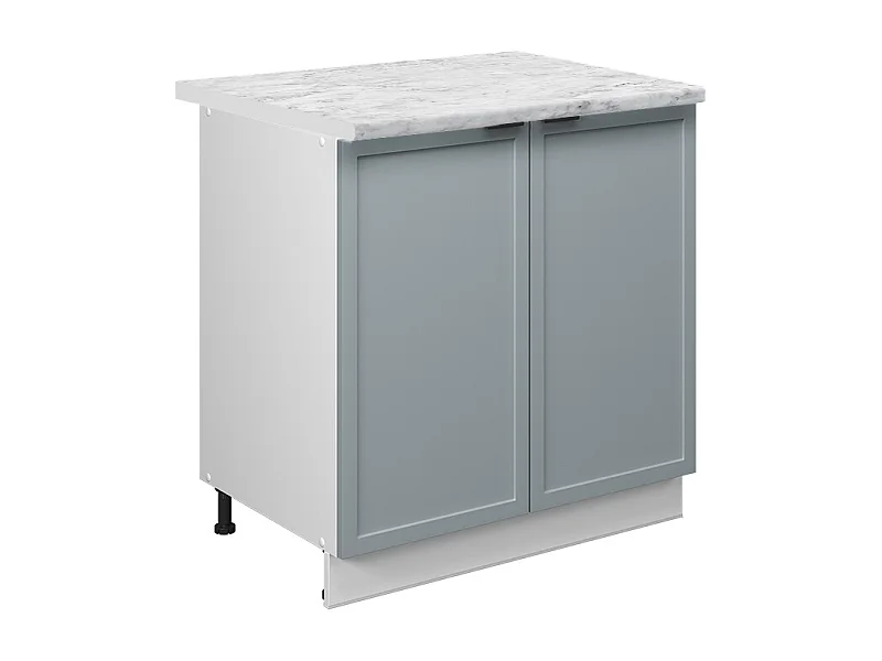 Szafka pod zlew jasnoniebiesko-szary 80x60x82 fame-line