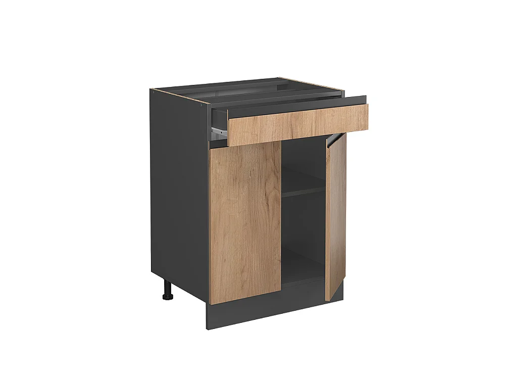 Køkkenskab gold power oak 60x46x81.6 r-line