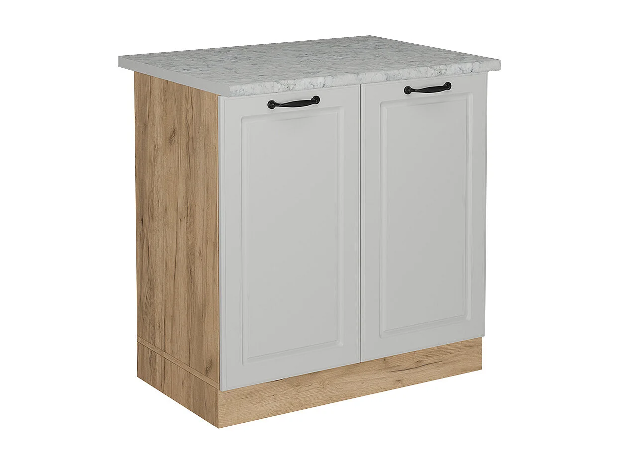 Armario bajo para fregadero blanco casa de campo 80x60x81.6 r-line